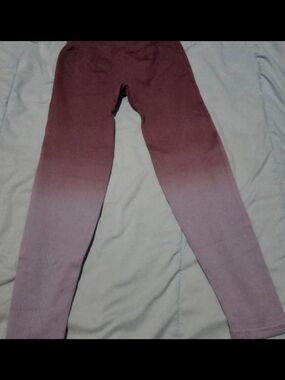 PINK Victoria's Secret Ombre Ribbed Leggings - Purple